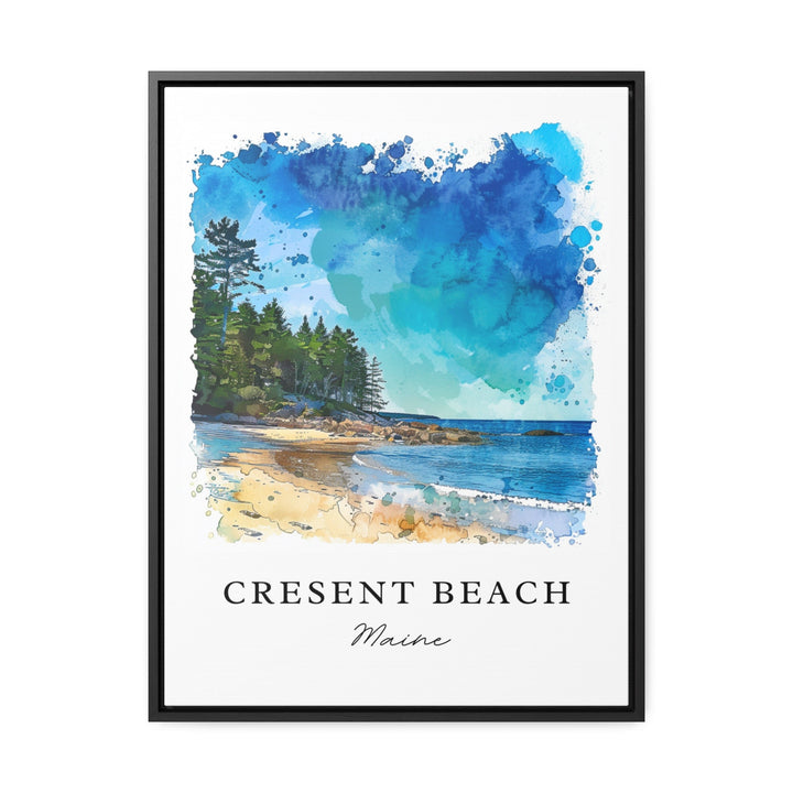 Cresent Beach Art, Cape Elizabeth Print, Maine Wall Art, Cresent Beach ME Gift, Travel Print, Travel Poster, Travel Gift, Housewarming Gift