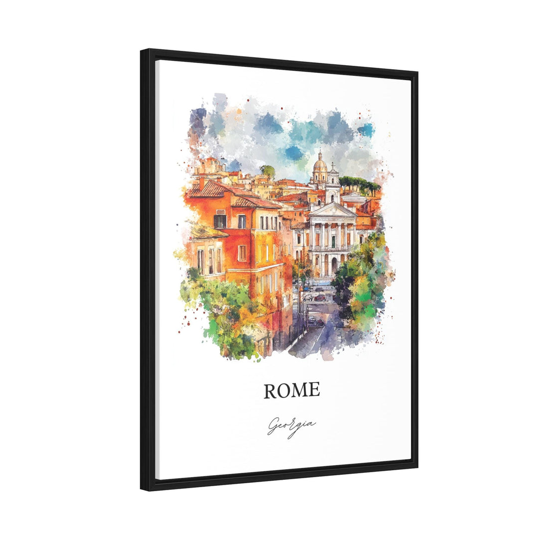 Rome, Georgia, USA – Watercolor Art Print