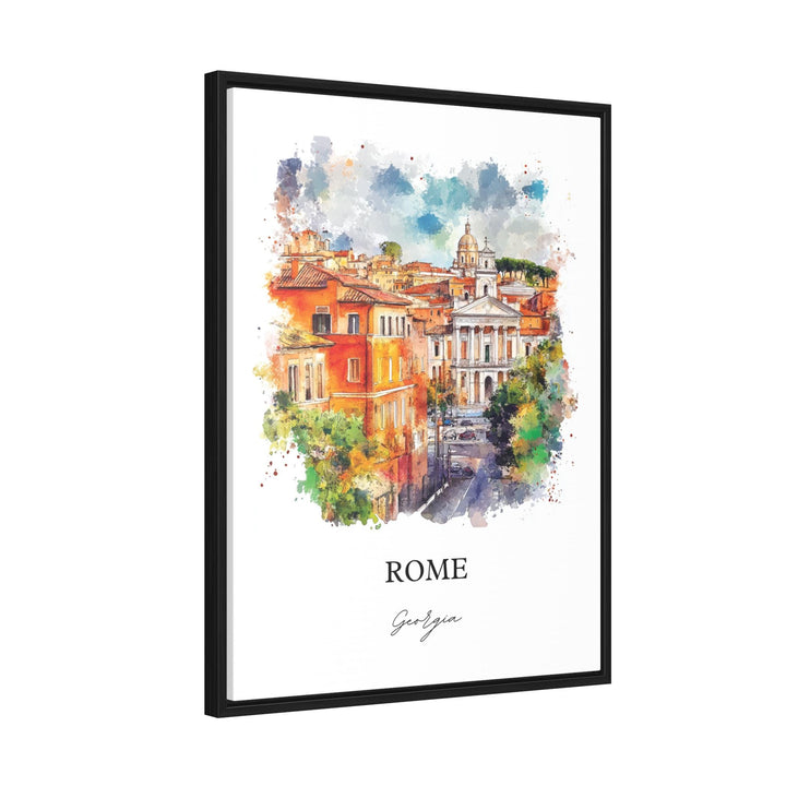 Rome, Georgia, USA – Watercolor Art Print