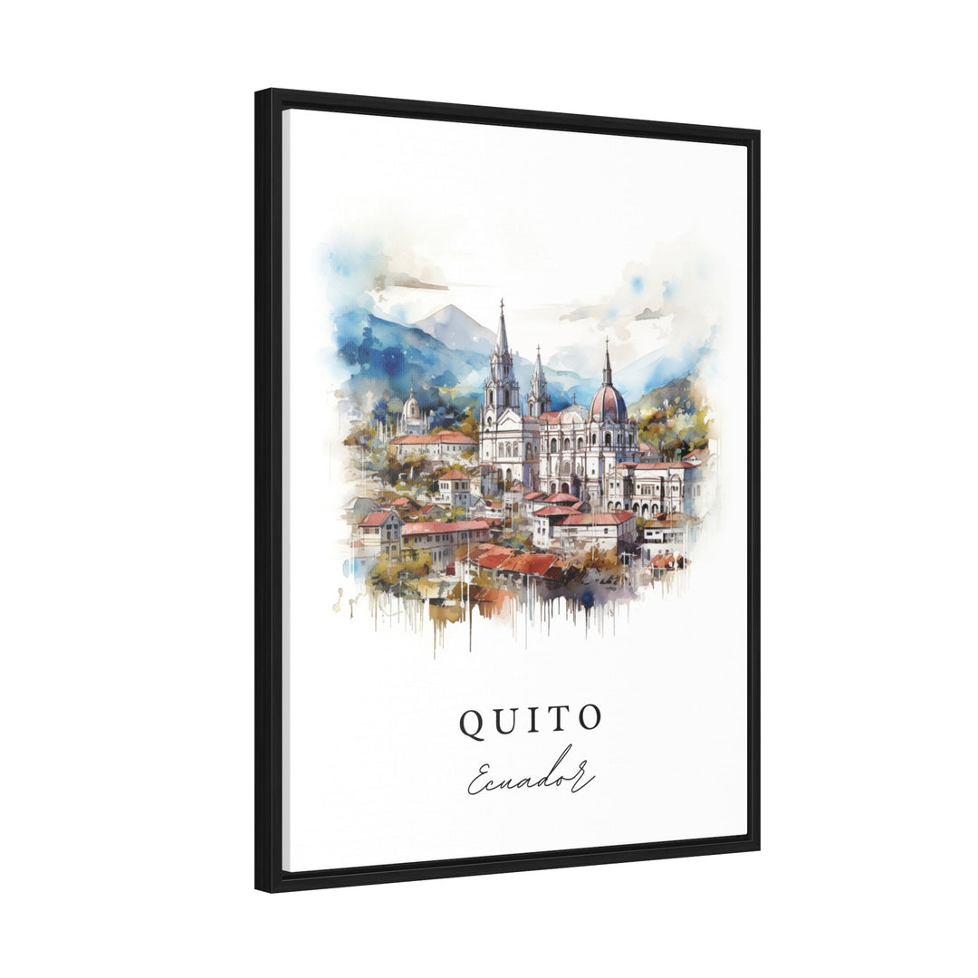 Quito Ecuador wall art - Ecuador, Quito poster, Quito Wedding gift, Birthday present, Custom Text, Personalized Gift