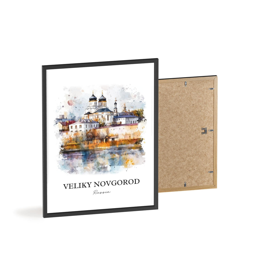 Veliky Novgorod, Russia – Watercolor Art Print