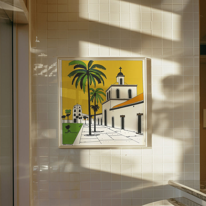 Modern Ponce Art, Ponce PR Print, Unique Puerto Rico Art, Ponce Puerto Rico Gift, Travel Poster, Housewarming Gift