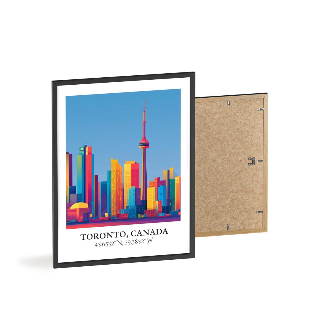 Toronto, Canada – Watercolor Art Print