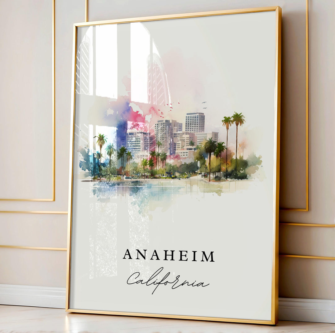 Anaheim Wall Art - California Print