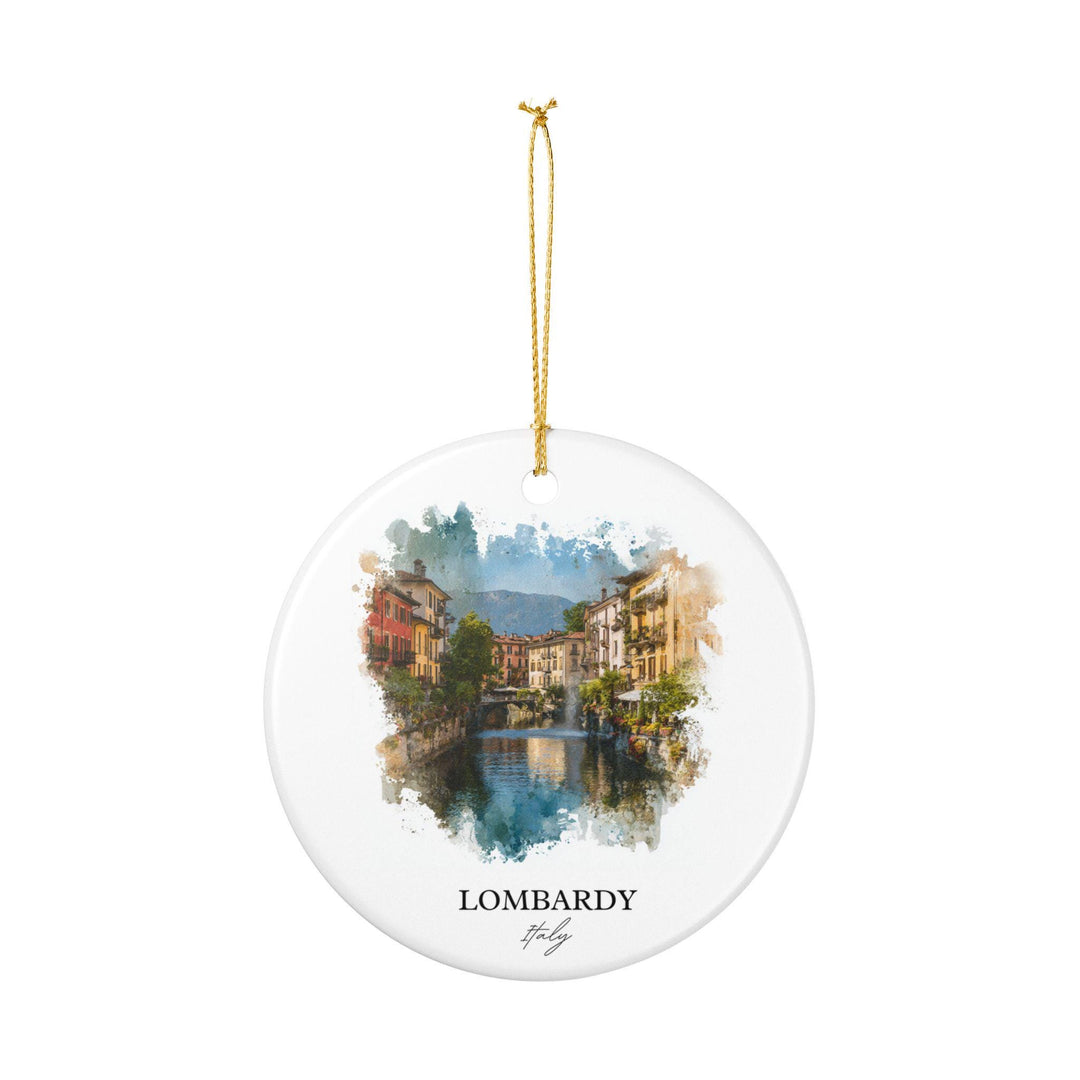 Lombardy Italy Ornament: Unique Lombardy IT Souvenir, Lombardy Xmas Decor, and Authentic Lombard Italy Gift