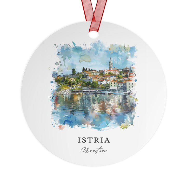 Istria Croatia Ornament: Unique Istria Souvenir, Istria Xmas Decor, and Authentic Croatia Xmas Gift