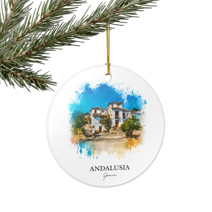 Andalusia Spain Ornament: Unique Andalusia Souvenir, Andalusia Xmas Decor, and Authentic Andalusia Spain Gift