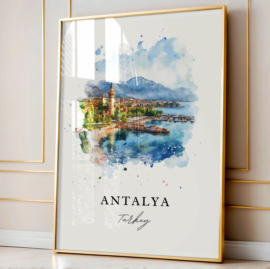 Antalya Wall Art - Turkey Print