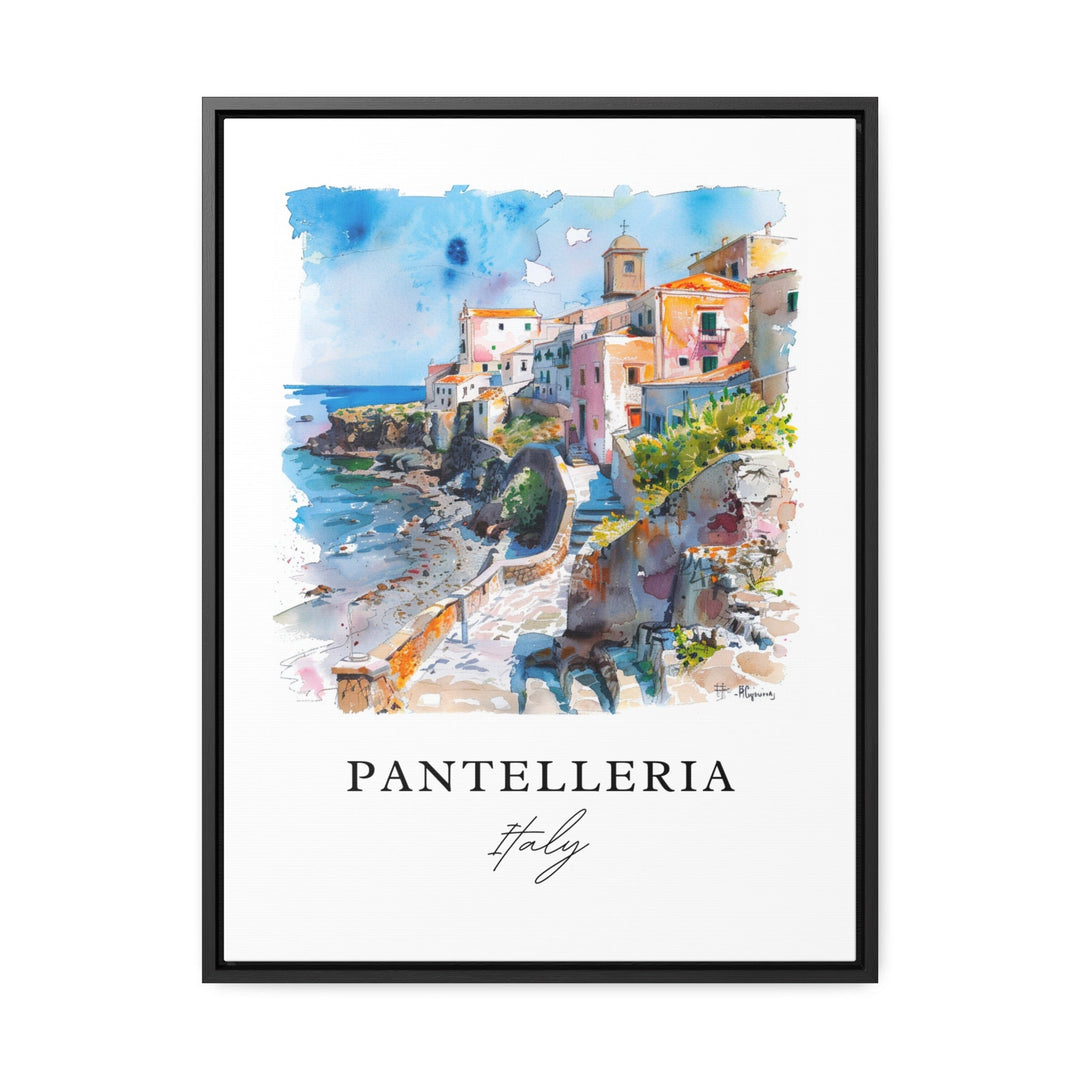 Pantelleria Italy Art, Sicily Print, Pantelleria Watercolor Art, Pantelleria Italy Gift,