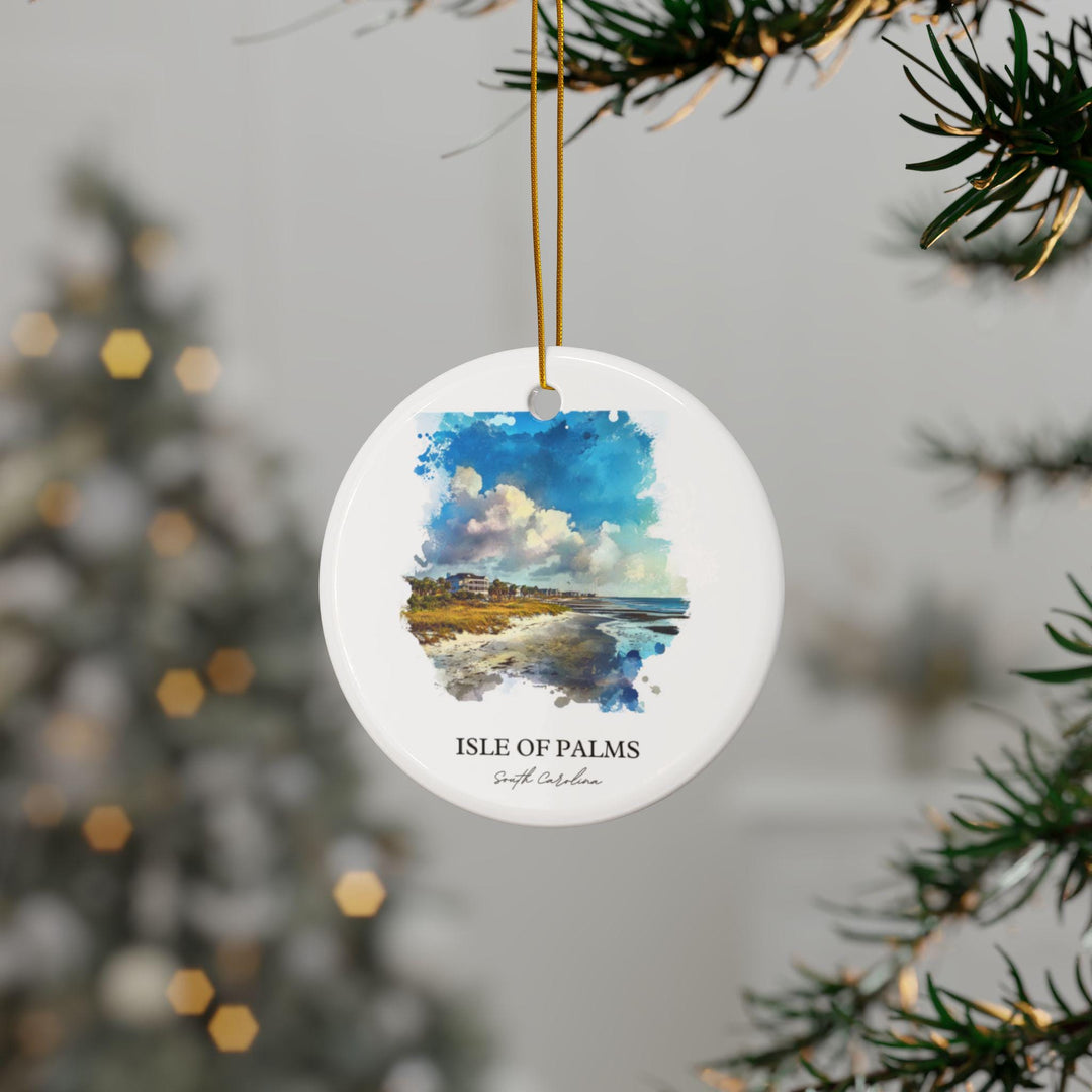 Isle of Palms SC Ornament: Unique Isle of Palms Souvenir, Isle of Palms Xmas Decor, and Authentic South Carolina Gift