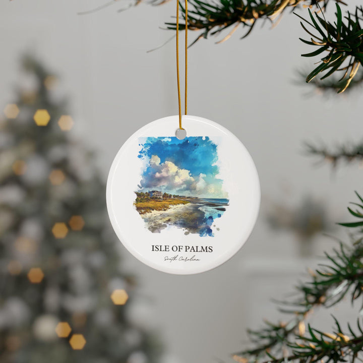 Isle of Palms SC Ornament: Unique Isle of Palms Souvenir, Isle of Palms Xmas Decor, and Authentic South Carolina Gift