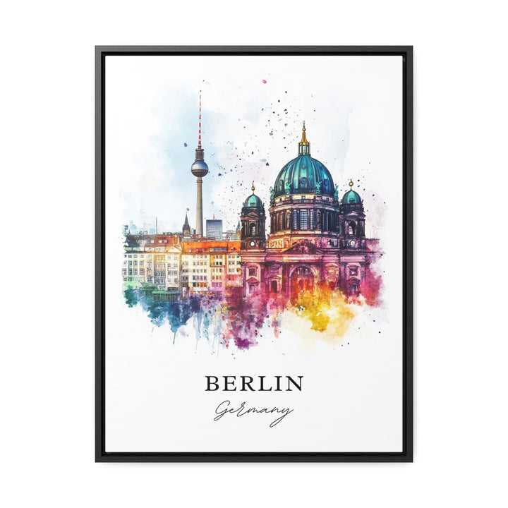 Berlin Skyline Wall Art - Germany Print