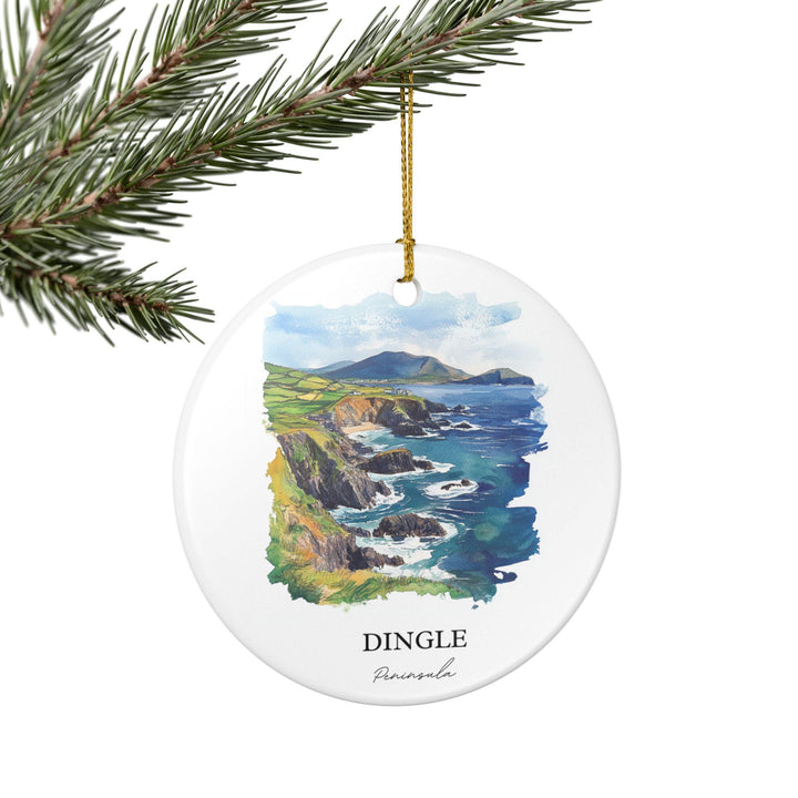 Dingle Peninsula Ornament: Unique Dingle Ireland Souvenir, Ireland Xmas Decor, and Authentic Dingle Ireland Gift