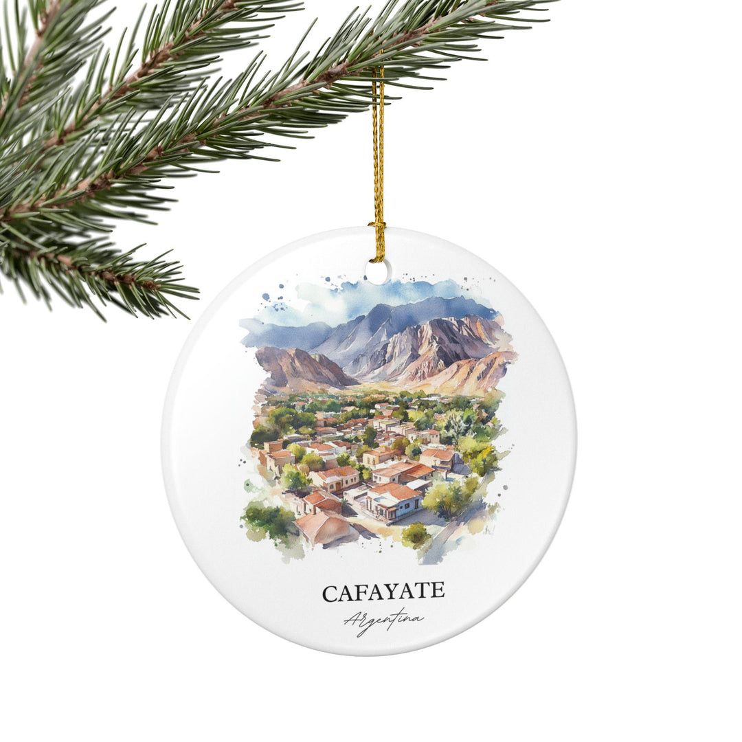 Cafayate Argentina Ornament: Unique Cafayate Souvenir, Cafayate Agrentina Xmas Decor, and Authentic Agrentina Gift