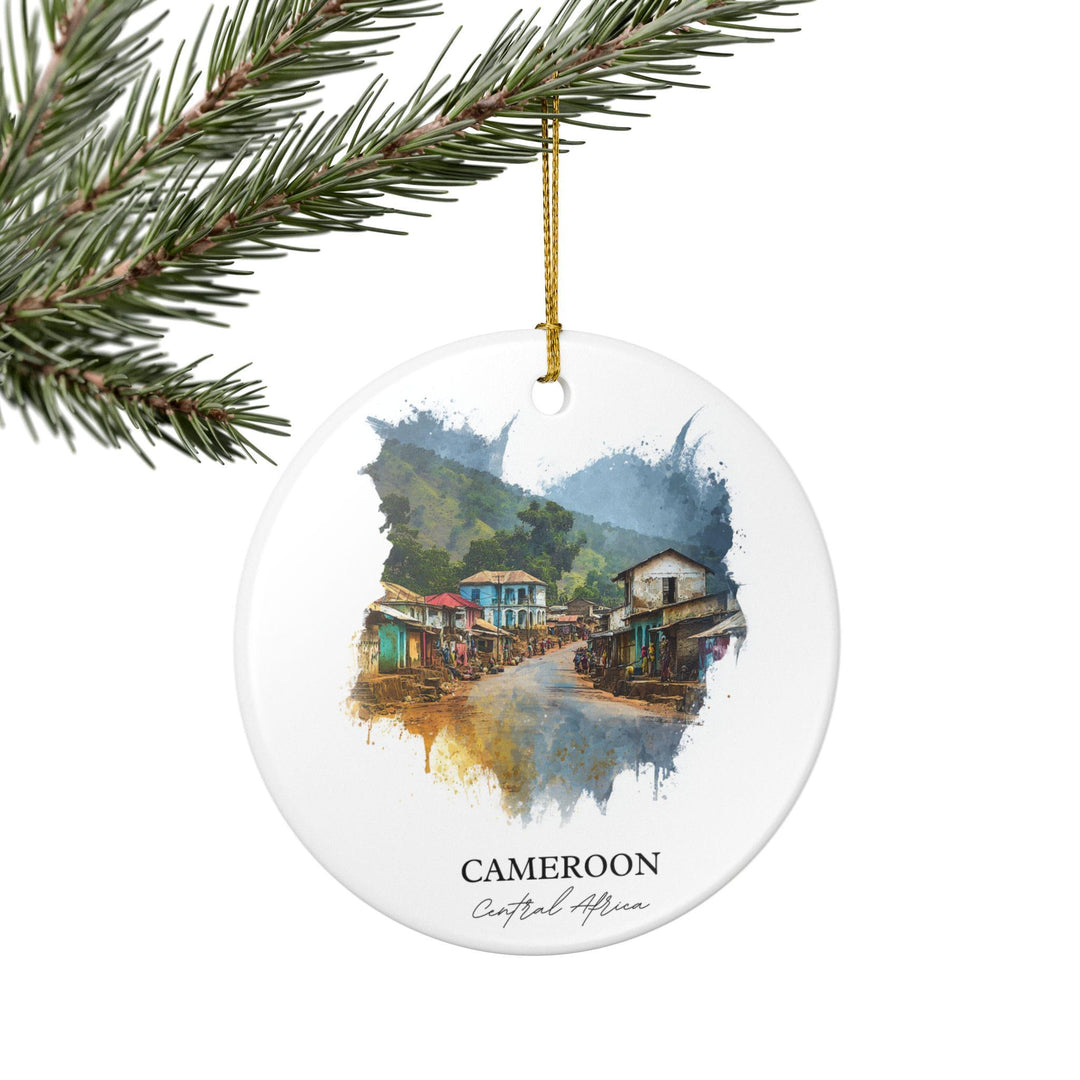 Cameroon Ornament: Unique Cameroon Souvenir, Cameroon Xmas Decor, and Authentic Cameroon Africa Gift