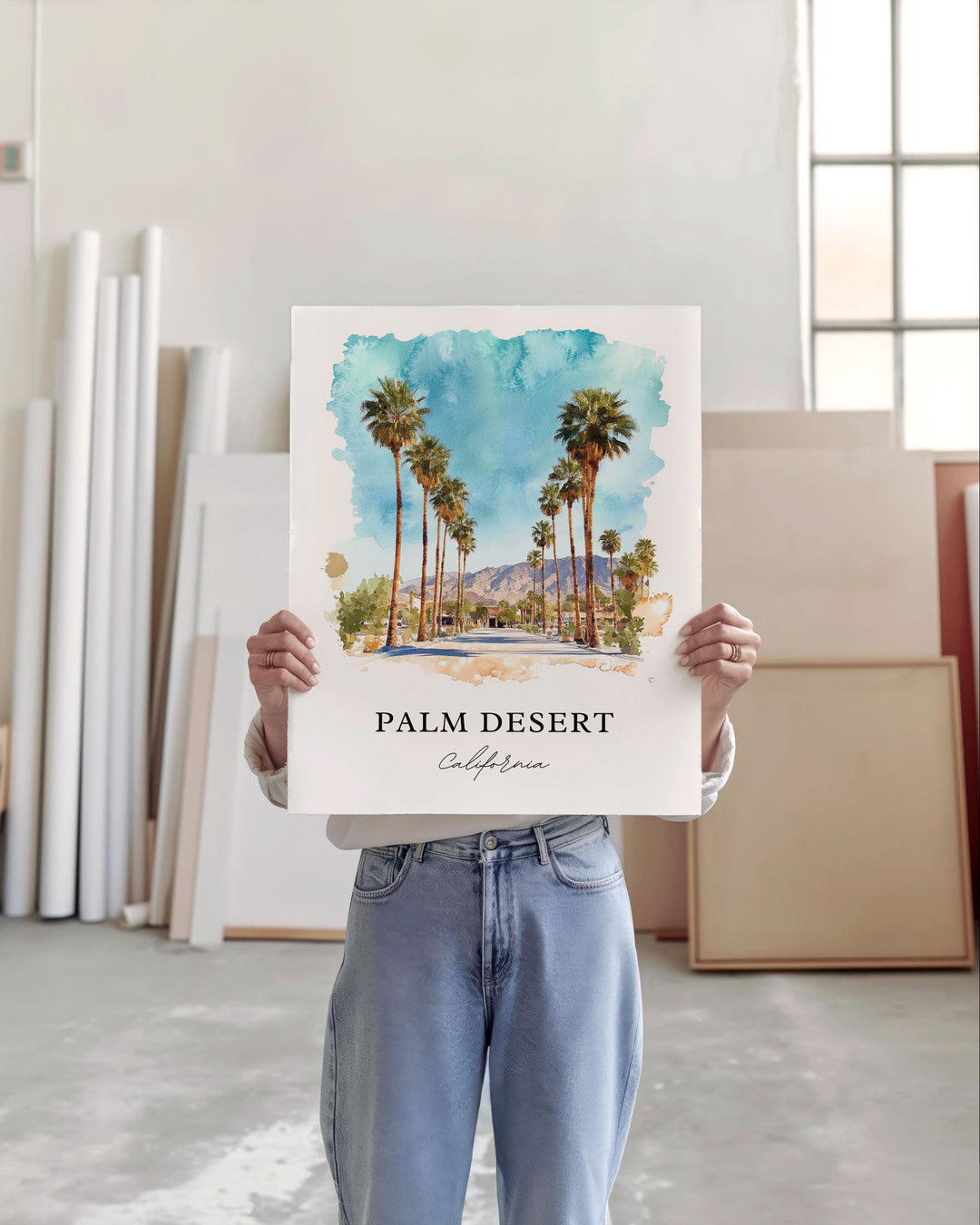 Palm Desert Wall Art - California Print