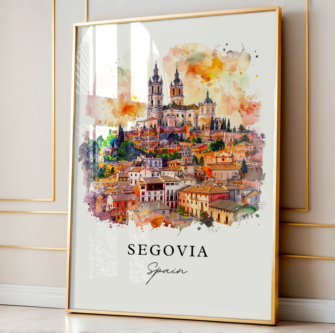 Segovia Spain Wall Art, Segovia Print, Segovia Wall Art, Espana Gift, Segovia Travel Print, Travel Poster, Travel Gift, Housewarming Gift