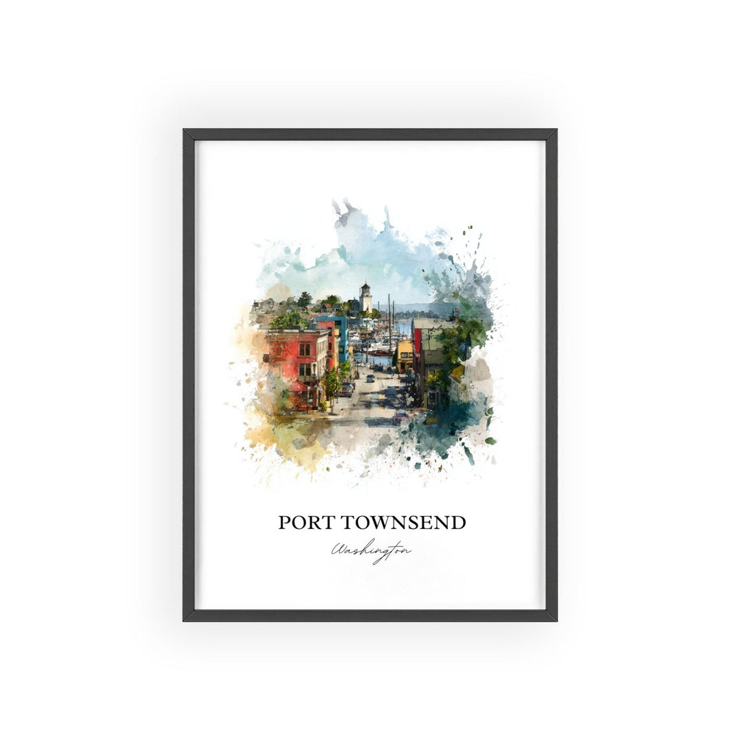 Port Townsend, Washington – Watercolor Art Print