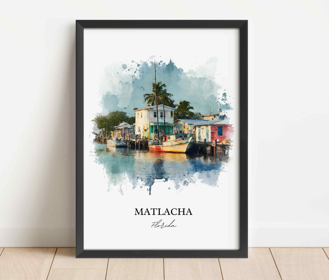 Matlacha, Florida – Watercolor Art Print