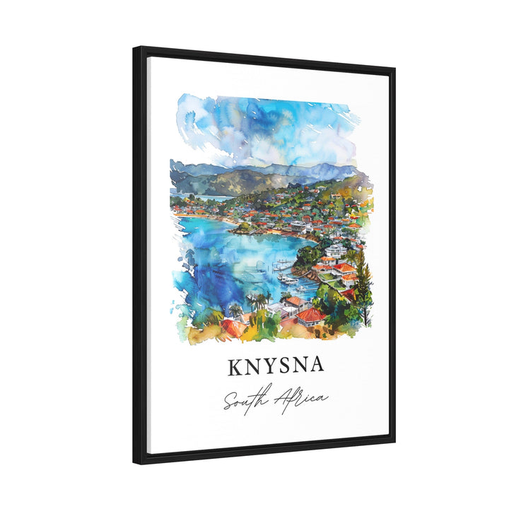 Knysna South Africa Art, Garden Route SA Print, Knysna Watercolor Art, Knysna Gift, Travel Poster, Housewarming Gift