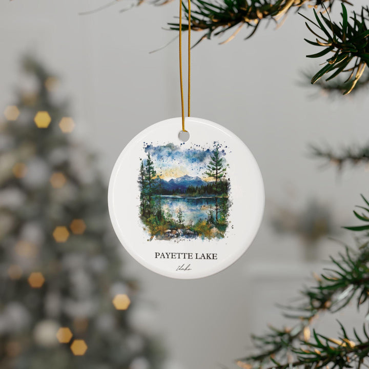 Payette Lake Ornament: Unique Payette Lake Souvenir, Idaho Xmas Decor, and Authentic Payette Lake Gift