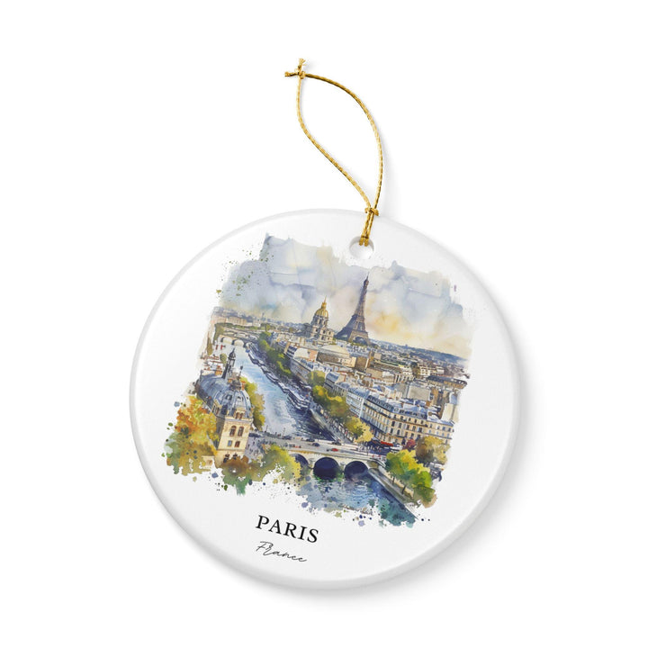 Paris France Ornament: Unique Paris France Souvenir, Paris France Xmas Decor, and Authentic France Gift