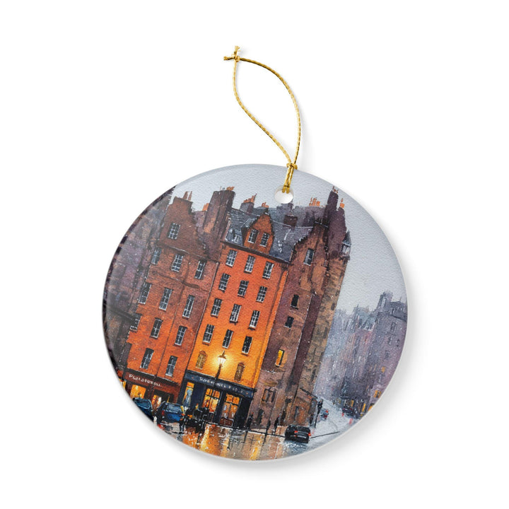Edinburgh Ornament: Unique Edinburgh Scotland Souvenir, Scotland Xmas Decor, and Authentic Edinburgh Gift