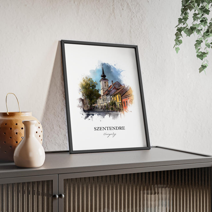 Szentendre, Hungary – Watercolor Art Print