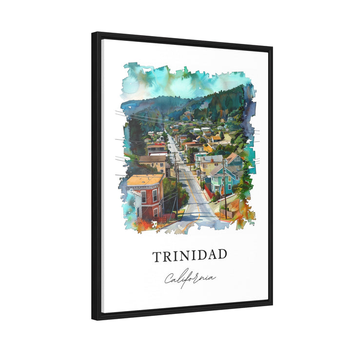 Trinidad California Art, Trinidad CA Print, Humboldt County Watercolor, Trinidad CA Gift, Travel Poster, Housewarming Gift