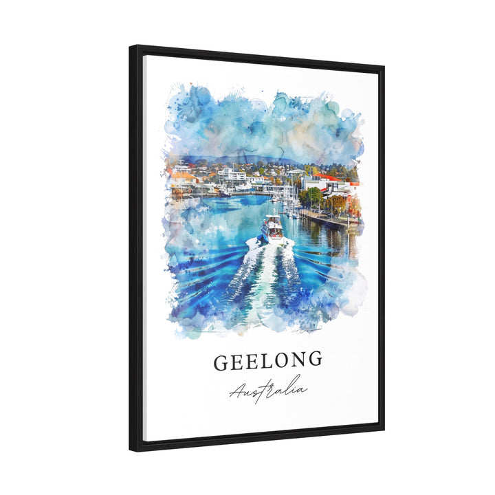 Geelong Australia Wall Art, Geelong Print, Geelong Watercolor, Geelong Australia Gift,