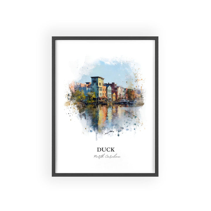 Duck, North Carolina – Watercolor Art Print