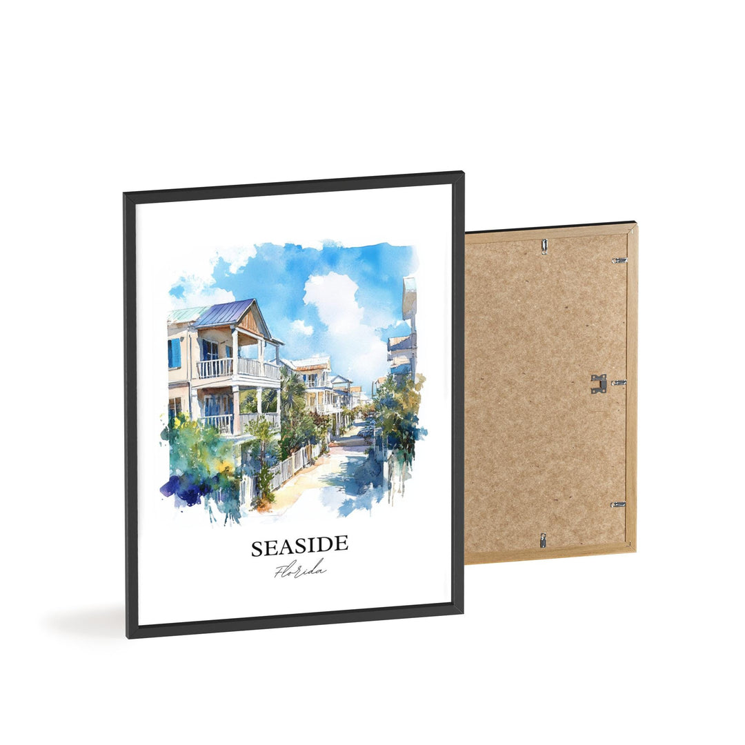 Seaside, Florida – Watercolor Art Print