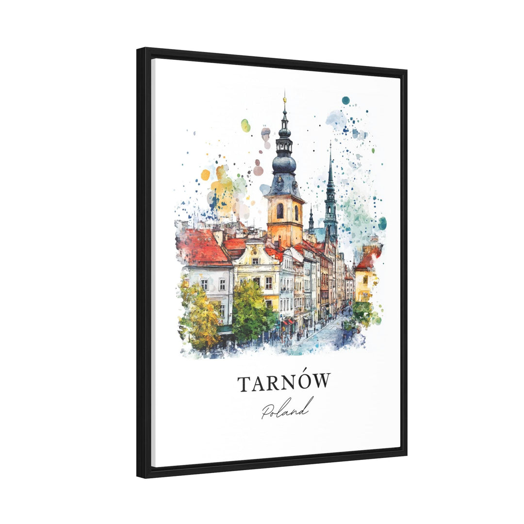 Tarnow Wall Art, Tarnow Poland Print, Tarnow Watercolor Art, Tarnow Poland Gift, Travel Print, Travel Poster, Housewarming Gift