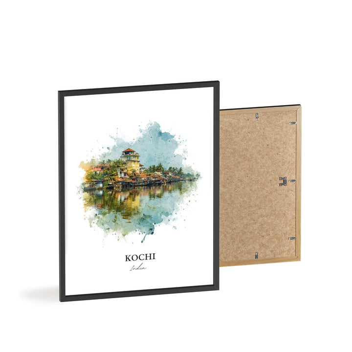 Kochi, Kerala – Watercolor Art Print