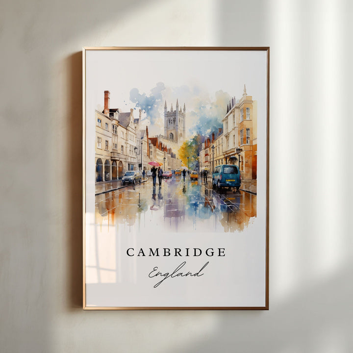 Cambridge England Wall Art - UK Print