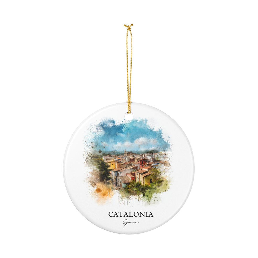 Catalonia Spain Ornament: Unique Catalonia Souvenir, Catalonia Xmas Decor, and Authentic Catalonia Spain Gift