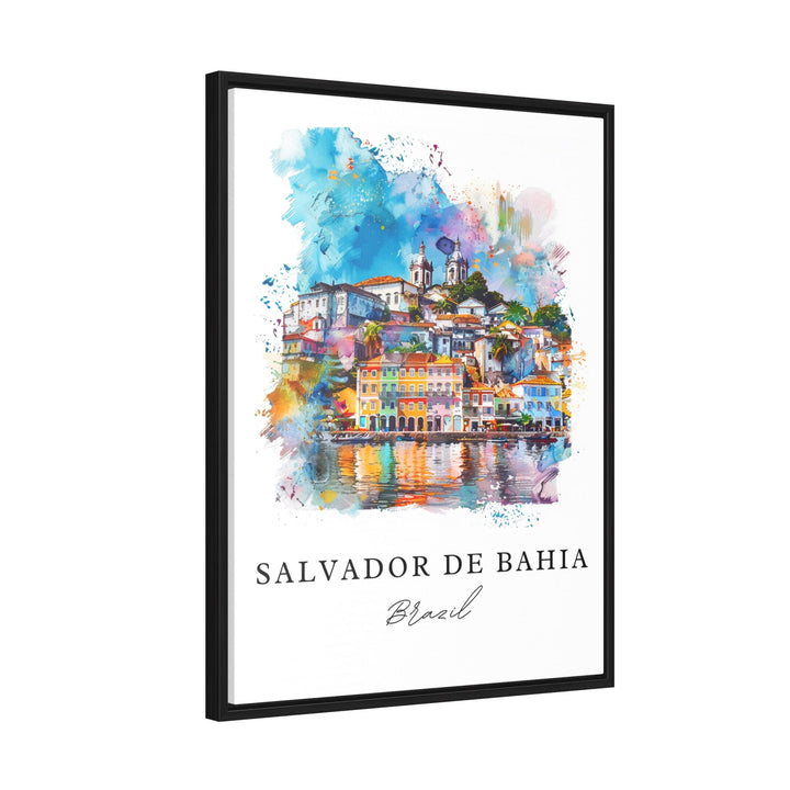 Salvador de Bahia Art Print, Brazil Print, Salvador Wall Art, Brazil Gift, Travel Print, Travel Poster, Travel Gift, Housewarming Gift