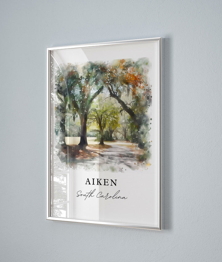 Aiken Wall Art - South Carolina Print