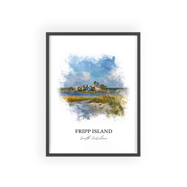 Fripp Island, South Carolina – Watercolor Art Print