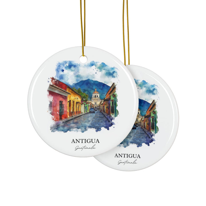 Antigua Guatemala Ornament: Unique Antigua Souvenir, Guatemala Xmas Decor, and Authentic Guatemala Gift