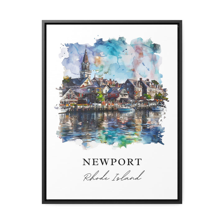 Newport, Rhode Island, Rhode Island – Watercolor Art Print
