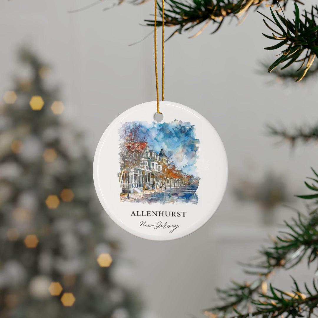 Allenhurst NJ Ornament: Unique Allenhurst Souvenir, Jersey Shore Xmas Decor, and Authentic Allenhurst NJ Gift