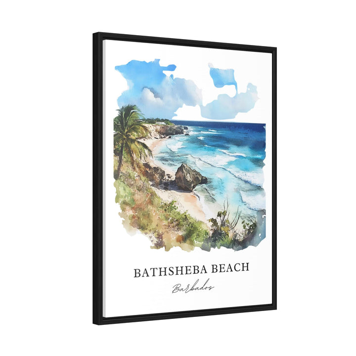 Bathsheba Beach Wall Art - Aruba Print