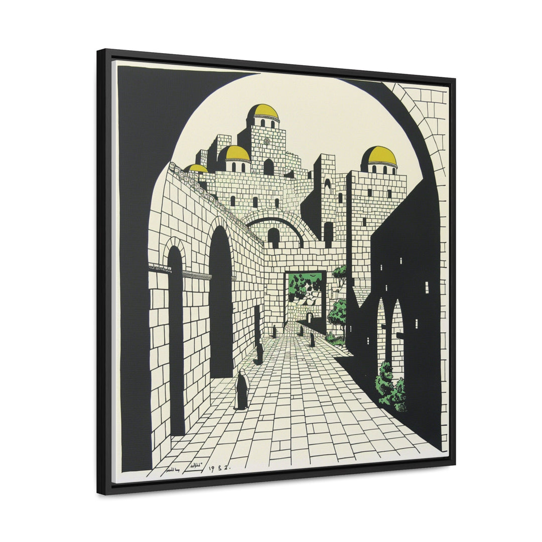 Unique Palestine Art, Palestine Print, Palestine Town Art, Palestine Gift, Travel Poster, Housewarming Gift