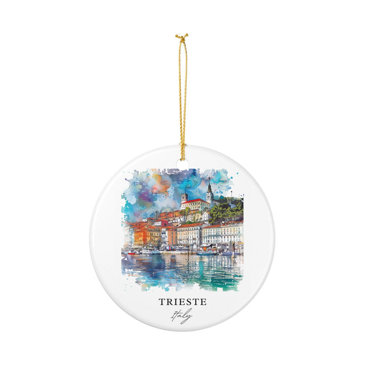 Trieste Italy Ornament: Unique Trieste Souvenir, Trieste Italy Xmas Decor, and Authentic Italy Gift