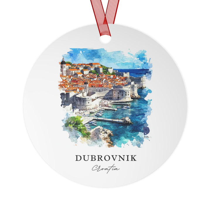 Dubrovnik Croatia Ornament: Unique Souvenir, Dubrovnik Xmas Decor, and Authentic Dubrovnik Gift