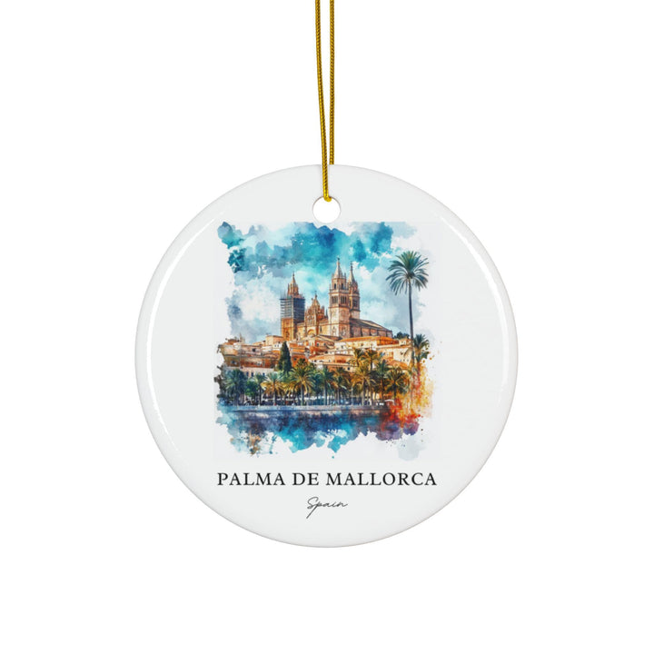 Palma de Mallorca, Spain Ornament: Unique Spain Souvenir, Mallorca Decor, and Authentic Palma de Mallorca Gift