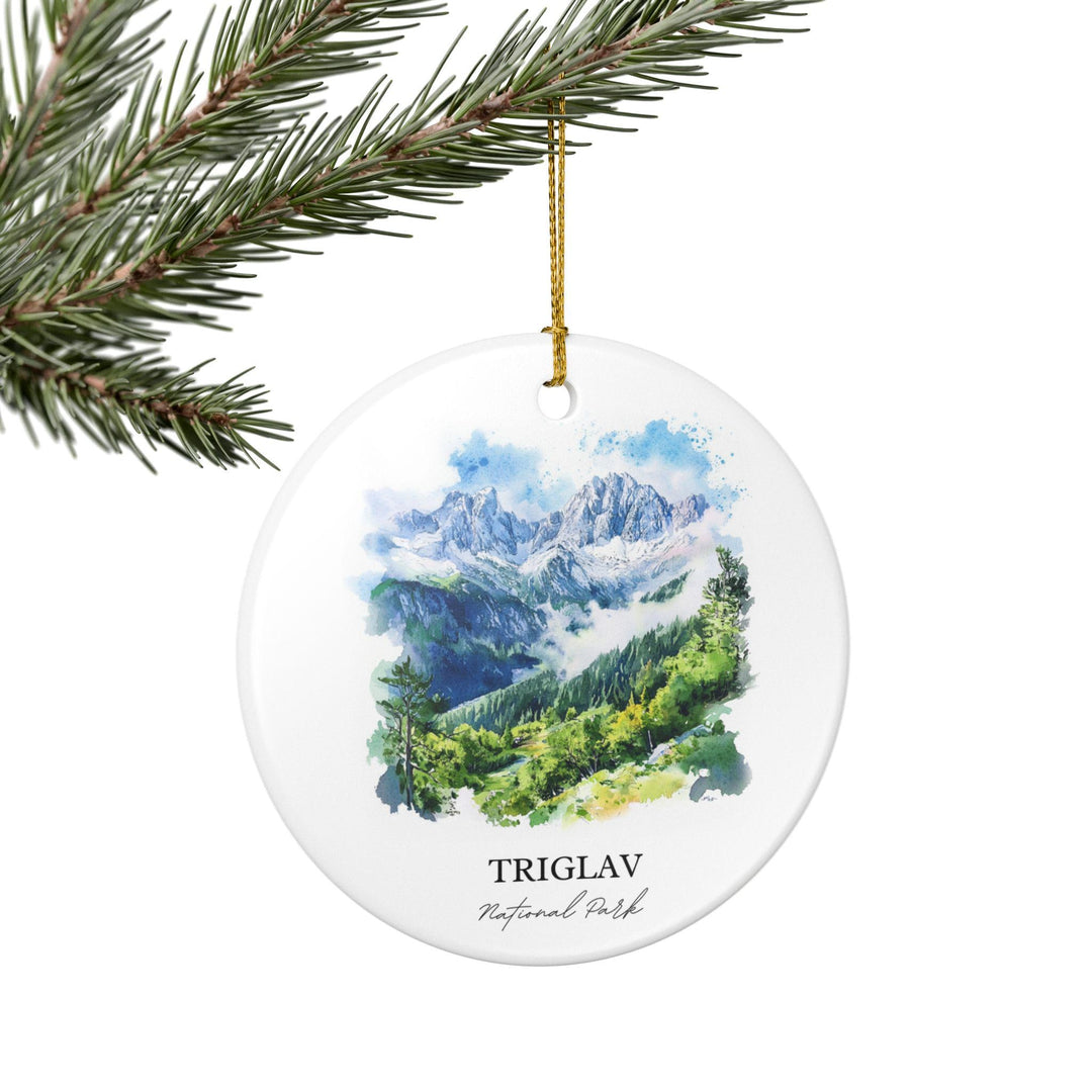 Triglav Slovenia Ornament: Unique Triglav Souvenir, Triglav Xmas Decor, and Authentic Triglav National Park Gift