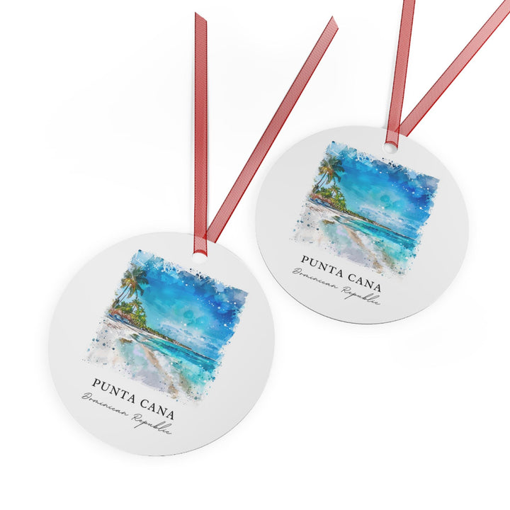 Punta Cana Ornament: Unique Punta Cana Souvenir, Punta Cana DR Xmas Decor, and Authentic Dominican Republic Gift