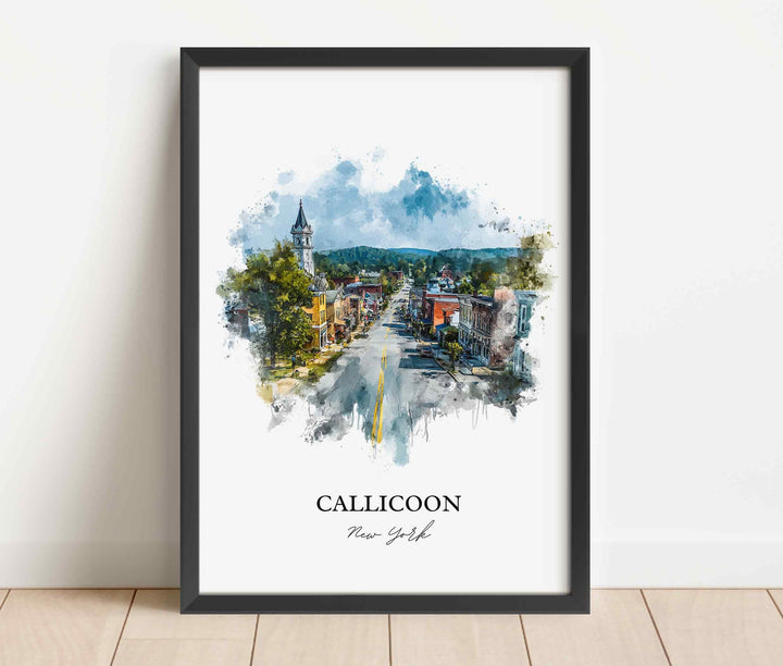 Callicoon, NY – Watercolor Art Print